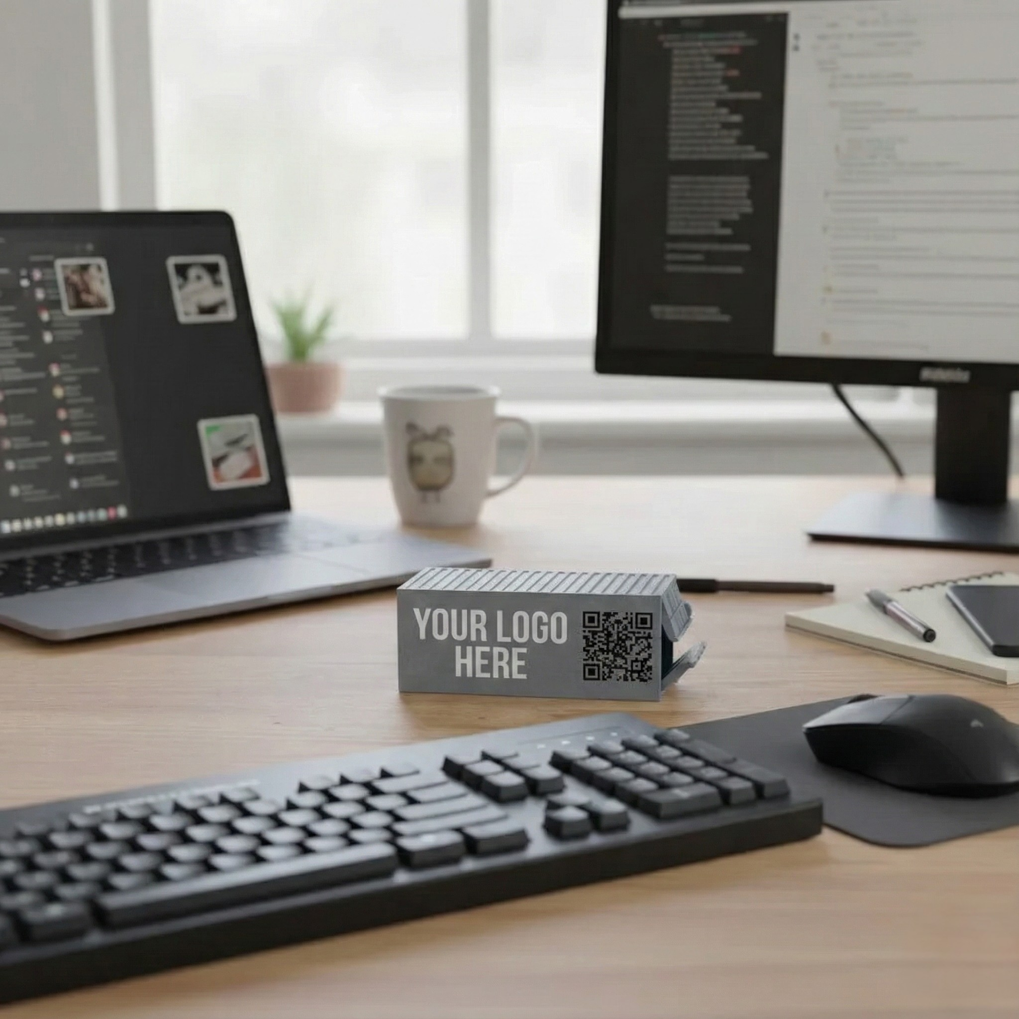 Custom QR-Enabled Mini Shipping Container