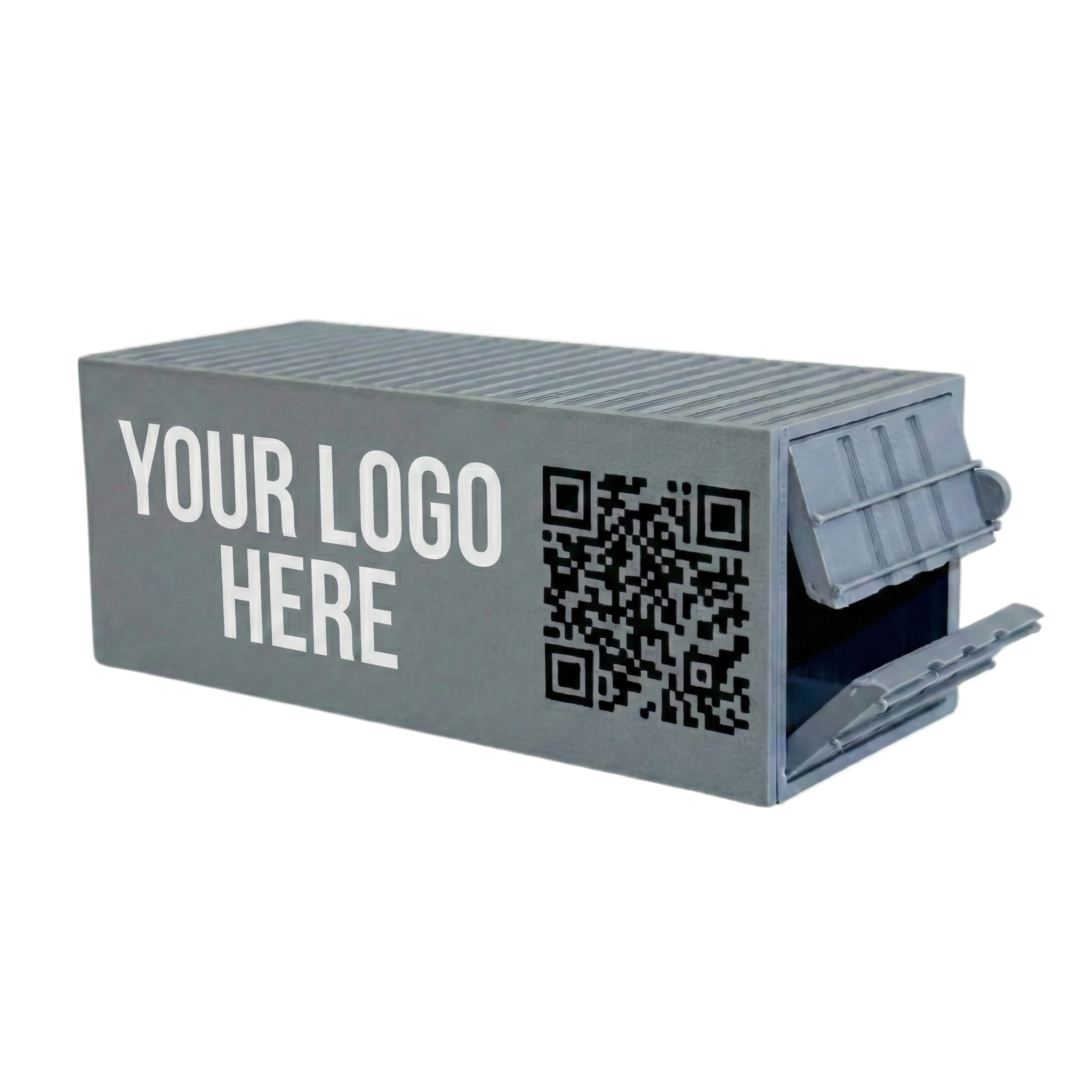 Custom QR-Enabled Mini Shipping Container